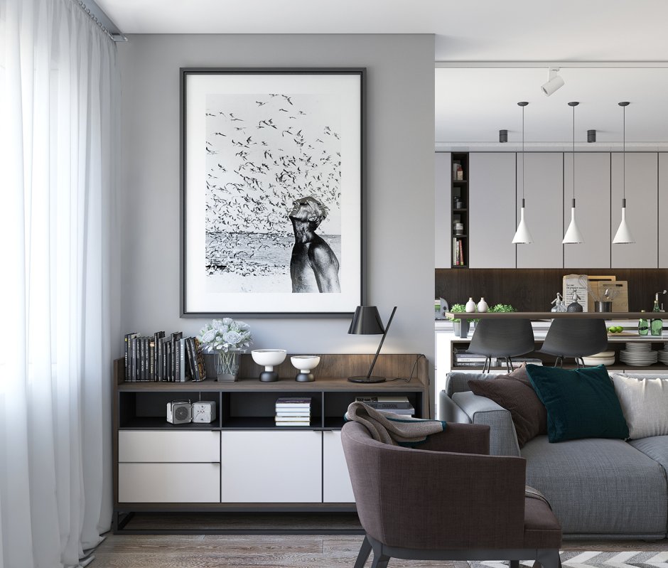 Современный городской стиль в интерьере