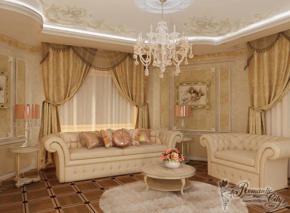 Классический стиль гостиной