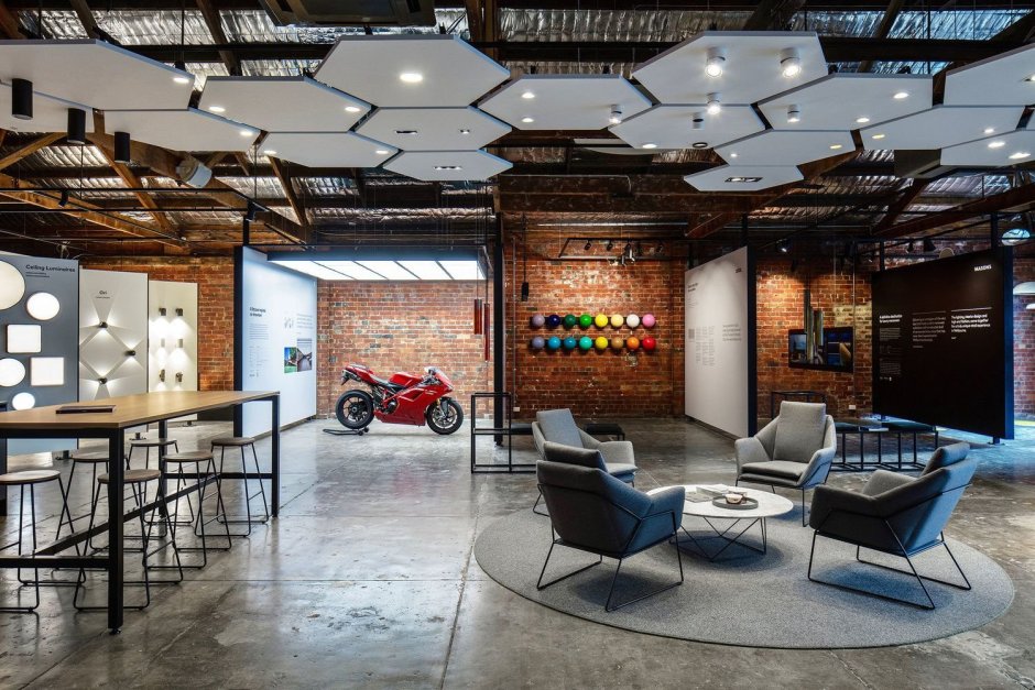 Гараж в стиле лофт