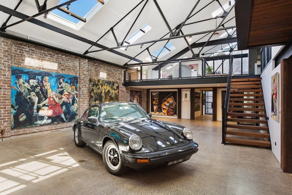 Комната в стиле лофт