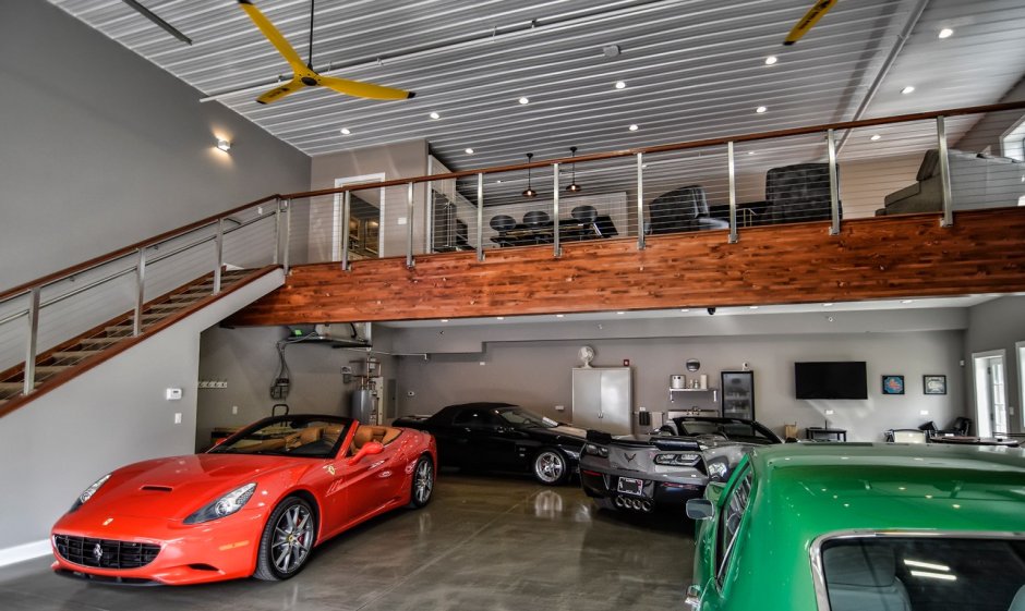Гараж в стиле лофт