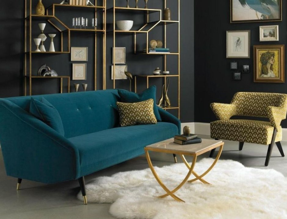 Гостиная в цвете чирок