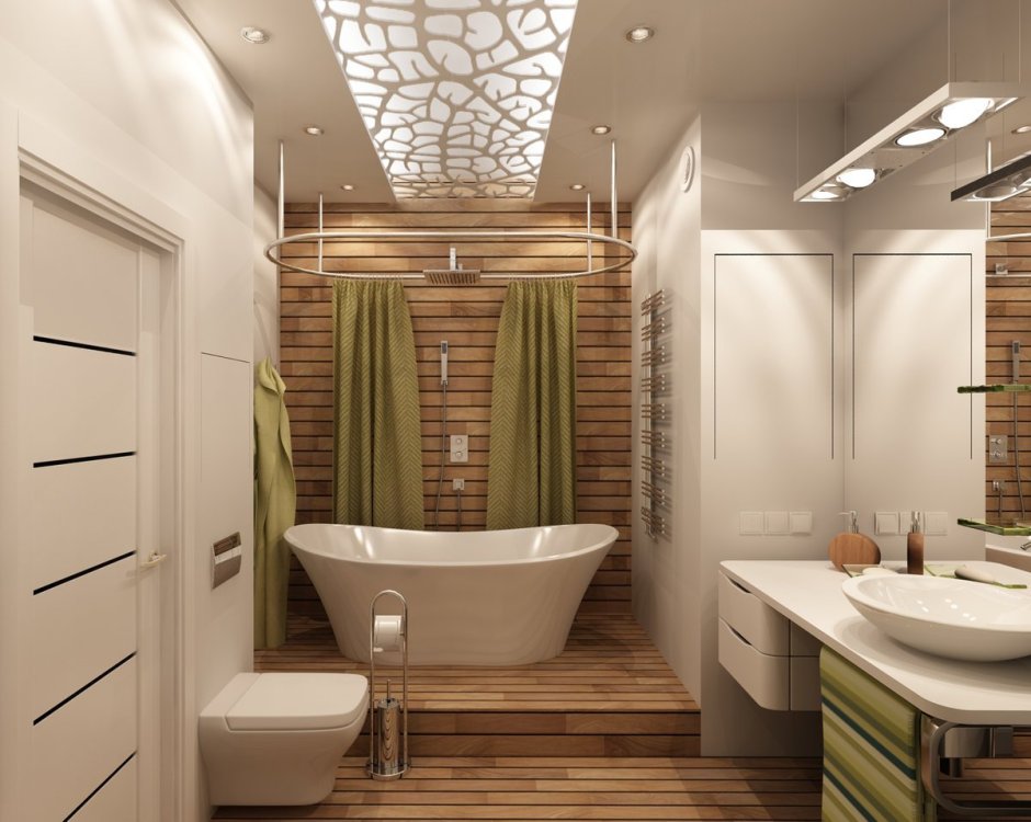 Ванные комнаты небольшие в современном стиле