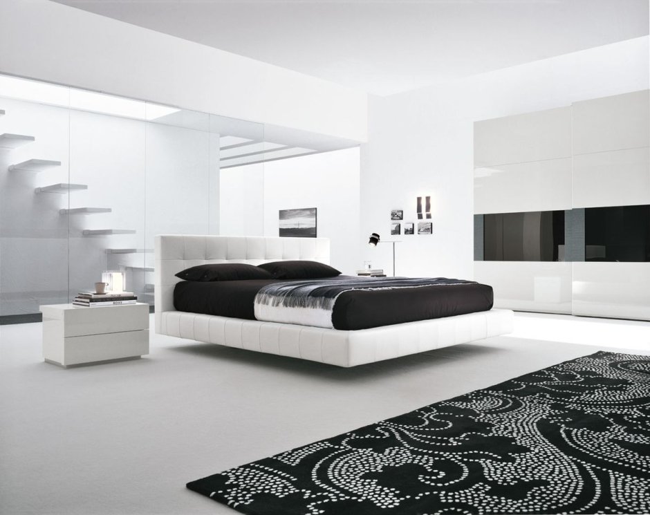 Сочетание классического стиля и современного в спальнях