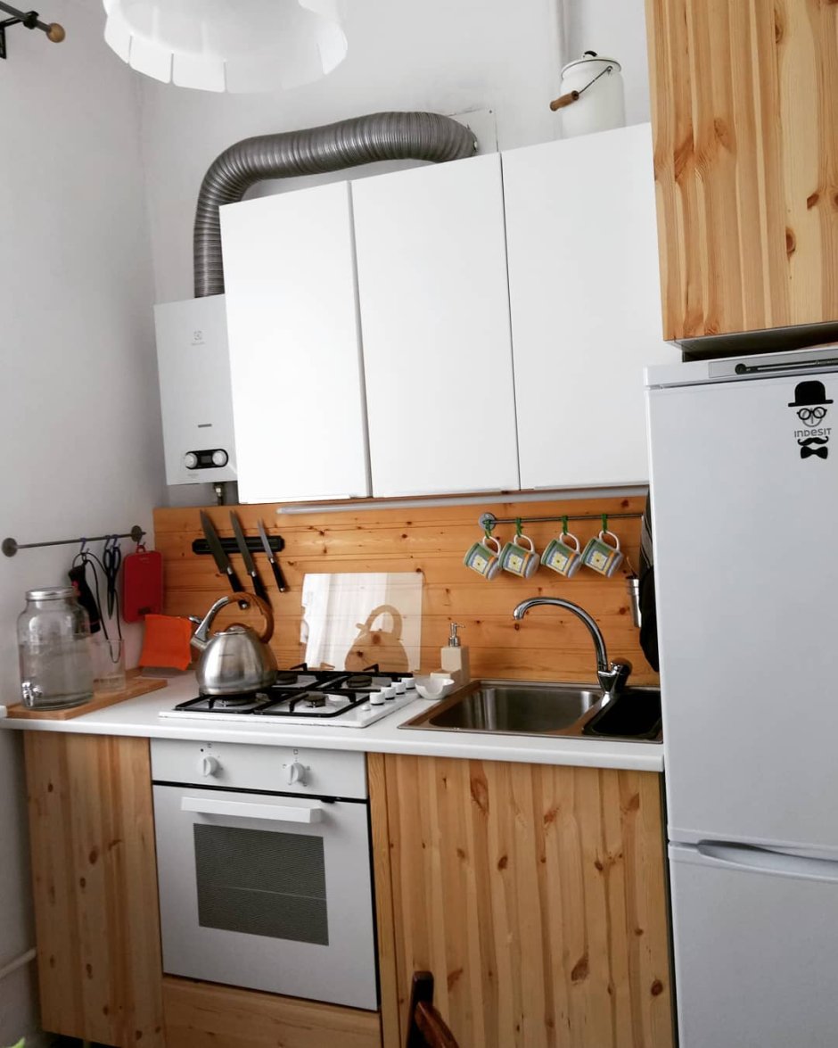 Газовая колонка в интерьере