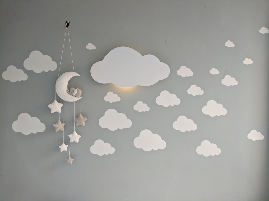 Декор для детской облака