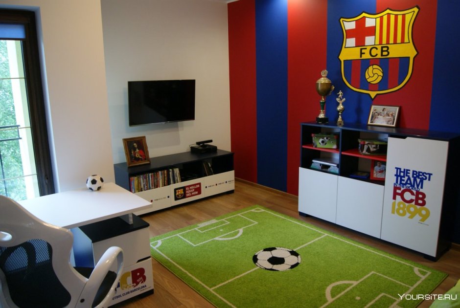 Футбольная комната для мальчика