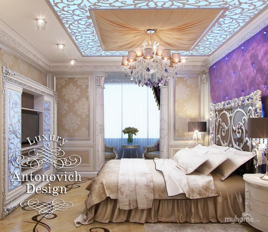 Спальня в стиле арт деко Анжелика Прудникова