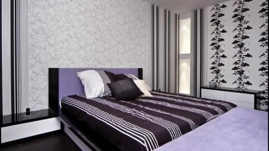 Спальня в бирюзовых тонах