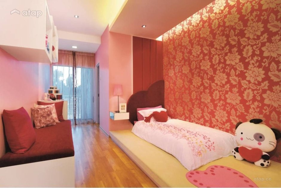 Комбинировать обои на стене