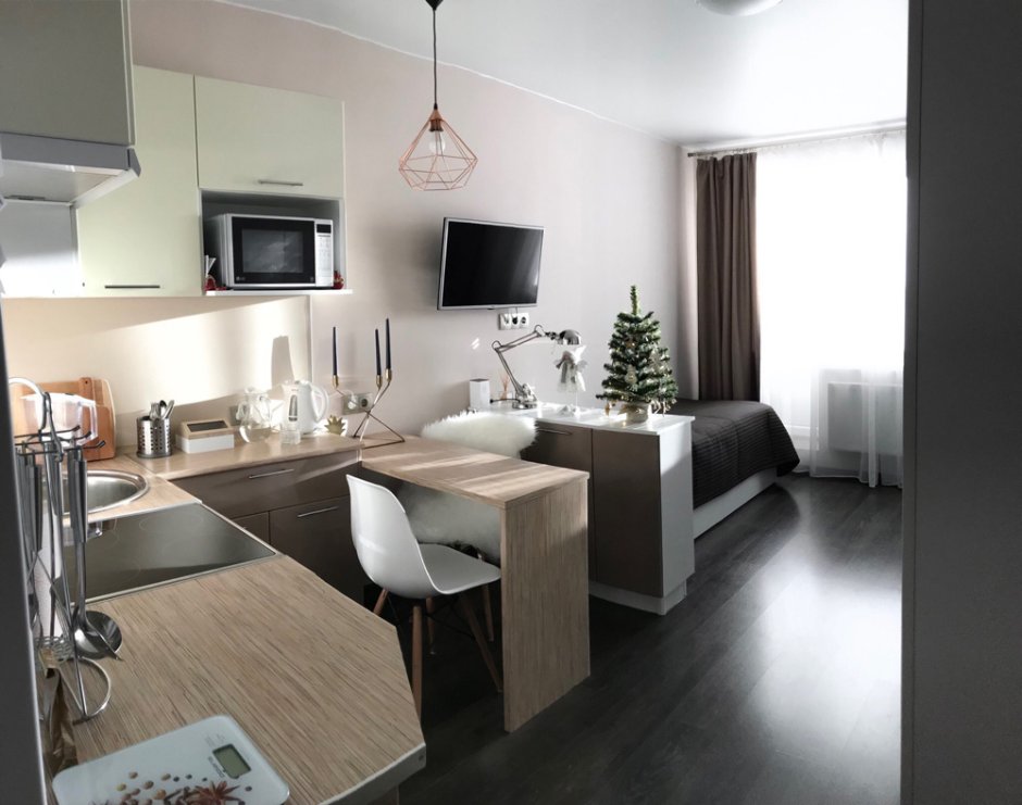 Квартира студия 30 кв м