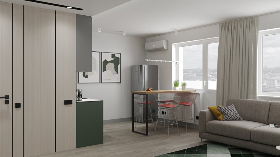 Интерьер квартиры под сдачу