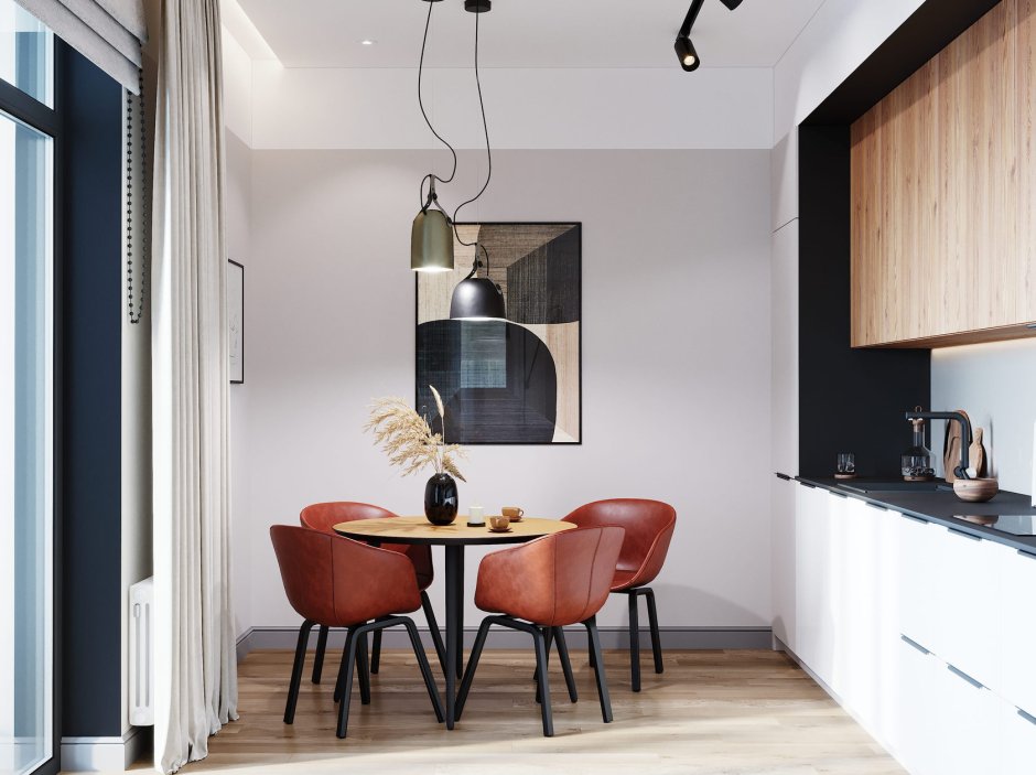 Дизайн квартиры студии под сдачу