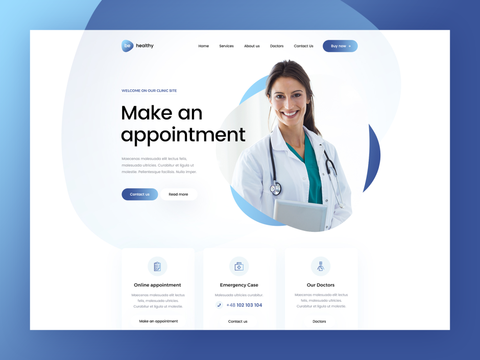 Дизайн медицинского сайта