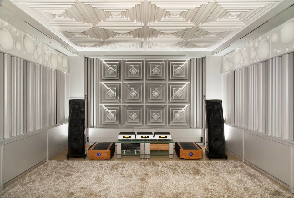 Музыкальный зал с акустическими панелями