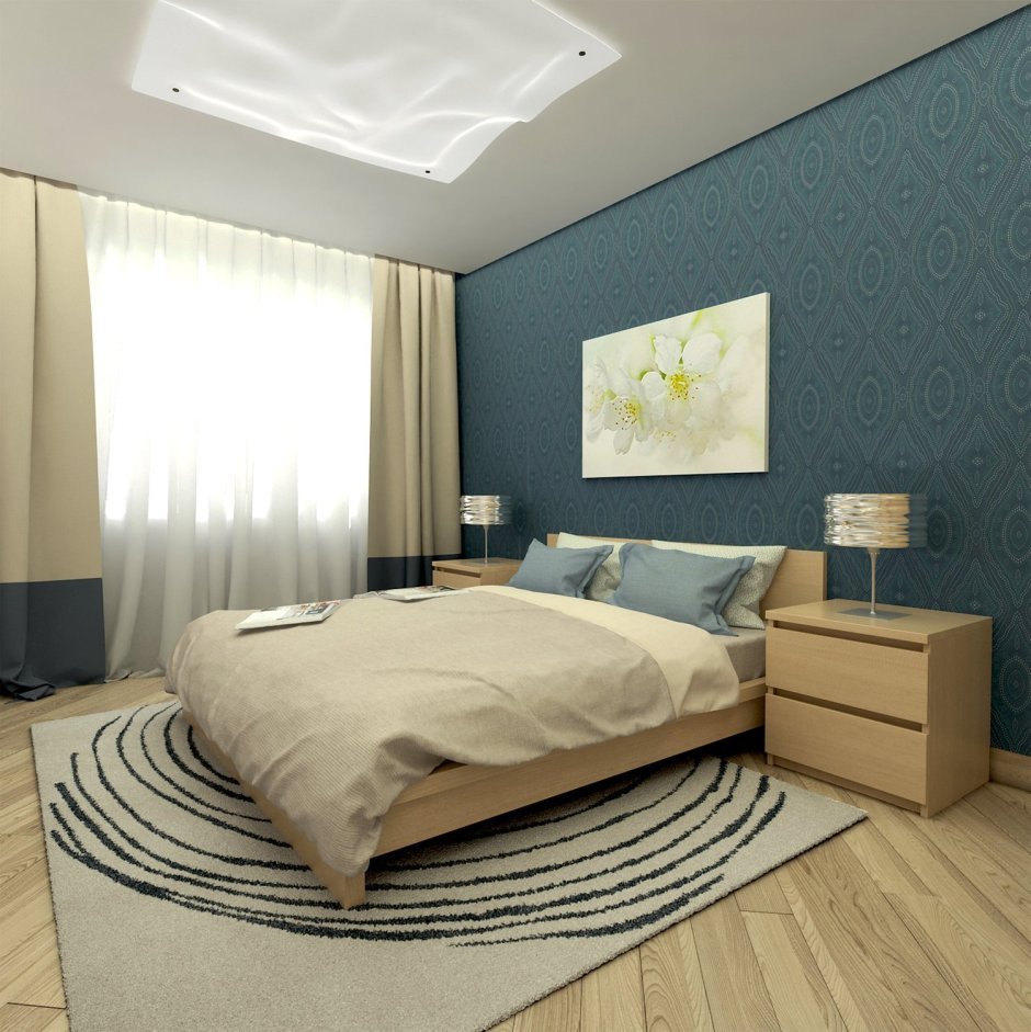 Интерьер квадратной гостиной-с 15м2