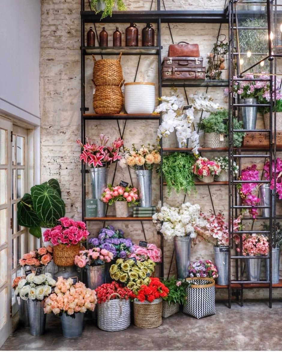Интерьер цветочного магазина