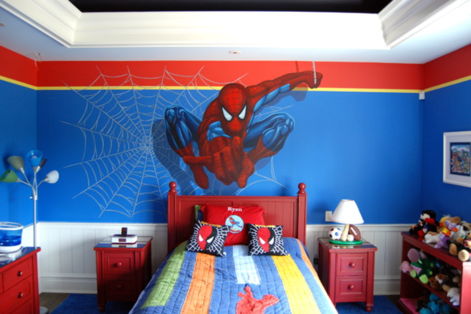 Комната в стиле супергероев