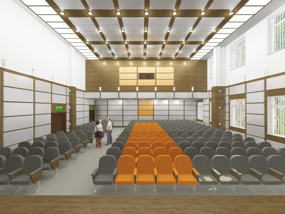 Потолок актового зала