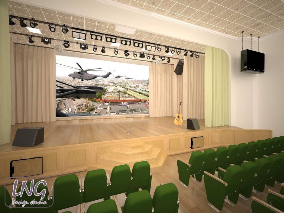 Школа 43 Севастополь актовый зал