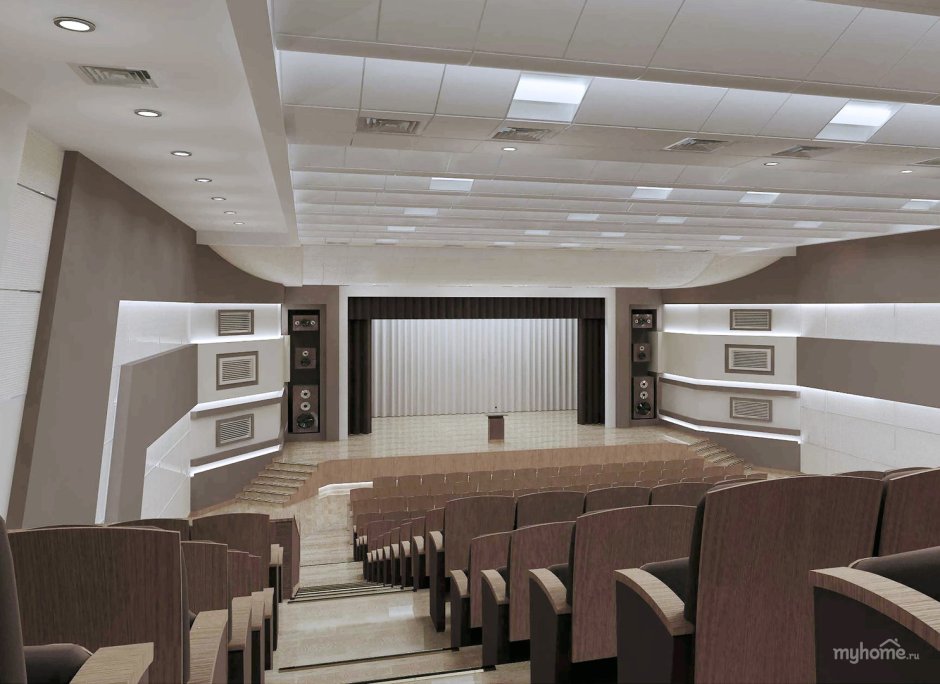 Актовый зал в школе 93 Тольятти