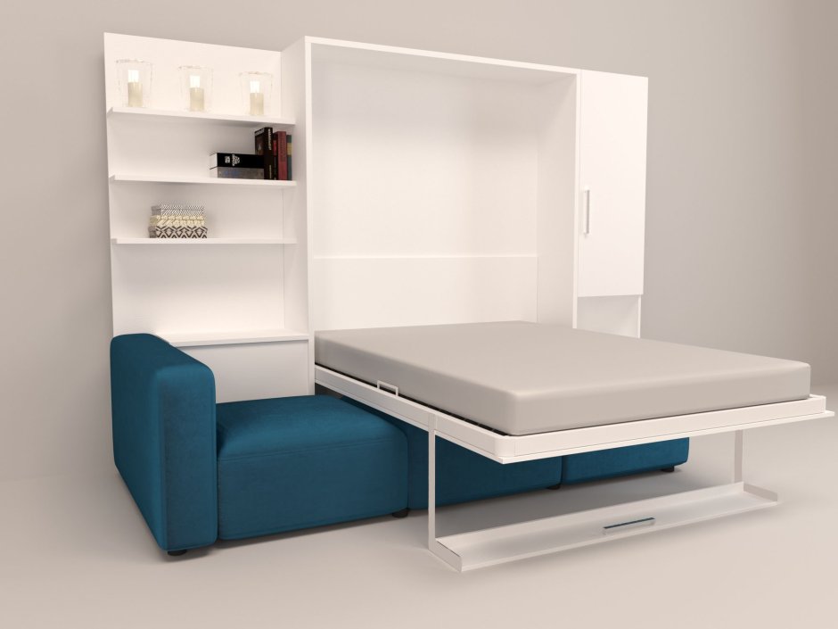 Шкаф-диван-кровать трансформер Мебелионика