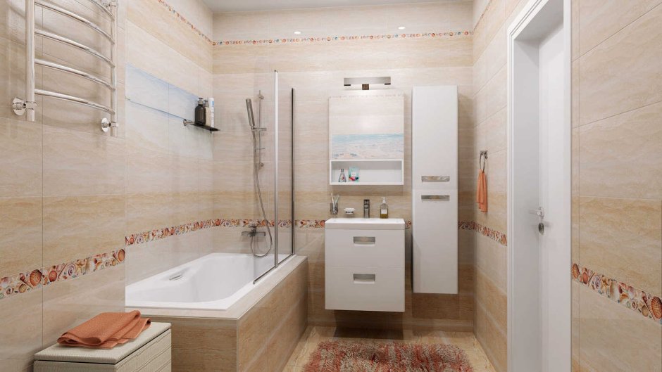 Дизайнерские решения ванных комнат