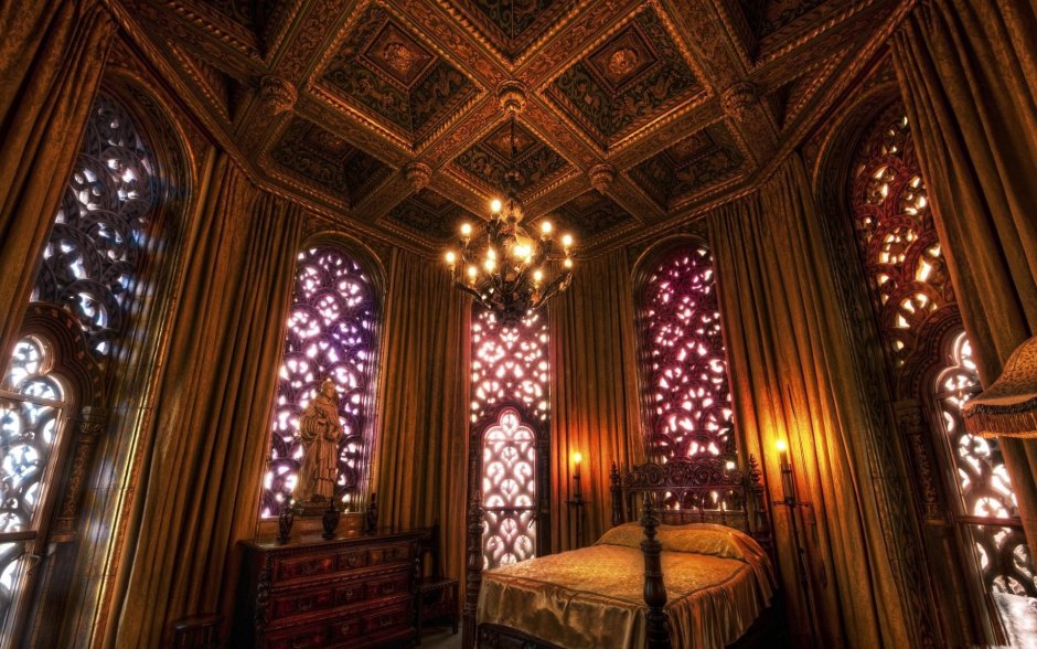 Hearst Castle интерьер