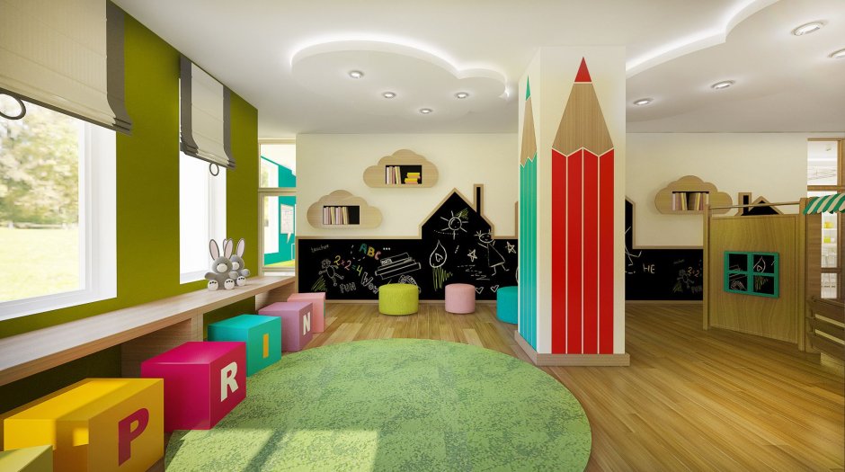 Игровая детская комната в стиле Дисней