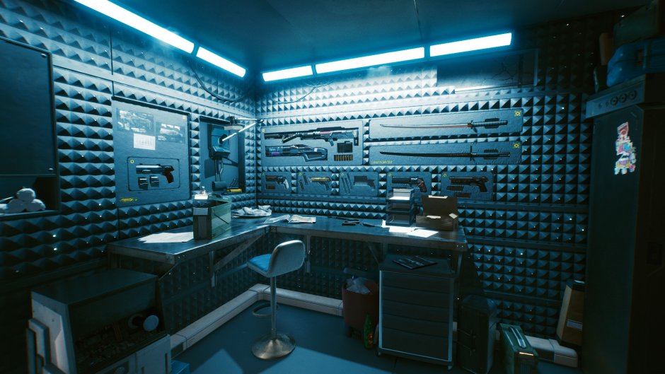 Квартира из киберпанк 2077
