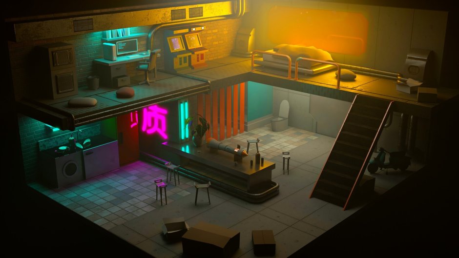 Cyberpunk Room