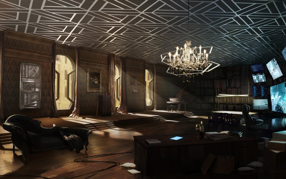 Deus ex интерьер