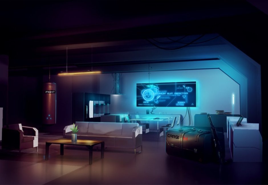 Deus ex интерьер