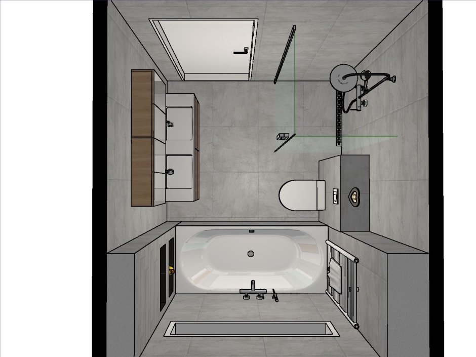 Необычные планировки ванной комнаты