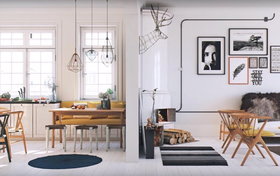 Свет в стиле Сканди