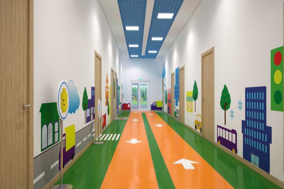 Картинки свет в помещение коридора детские