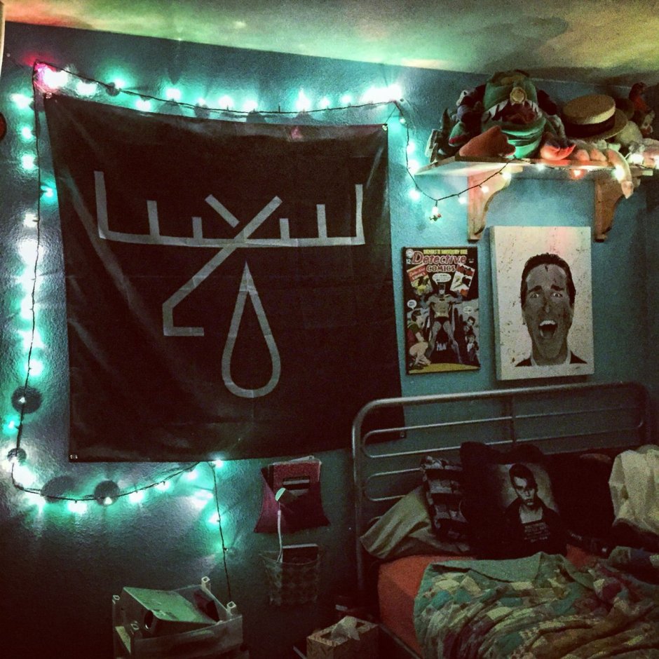 Декор комнаты в стиле панк