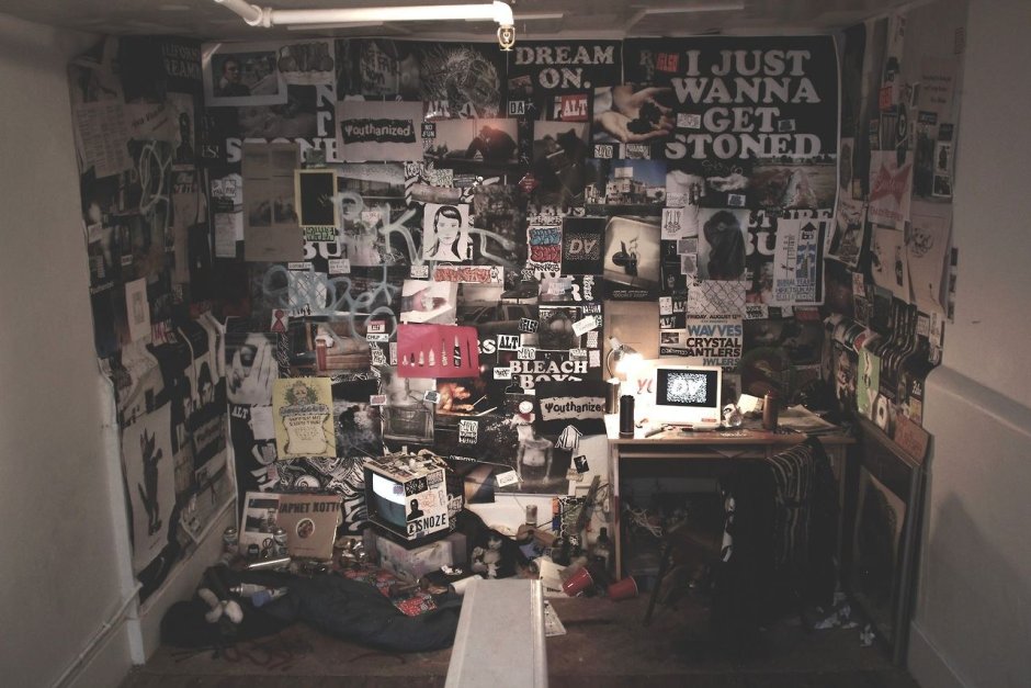 Комната в стиле панк