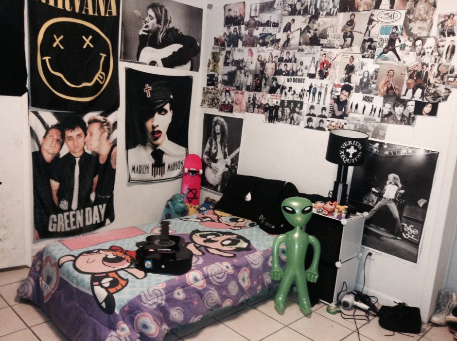 Комната в стиле панк-рок