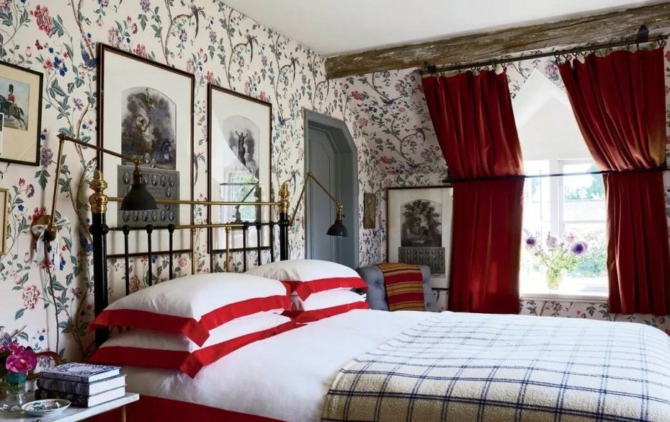Спальня в британском стиле