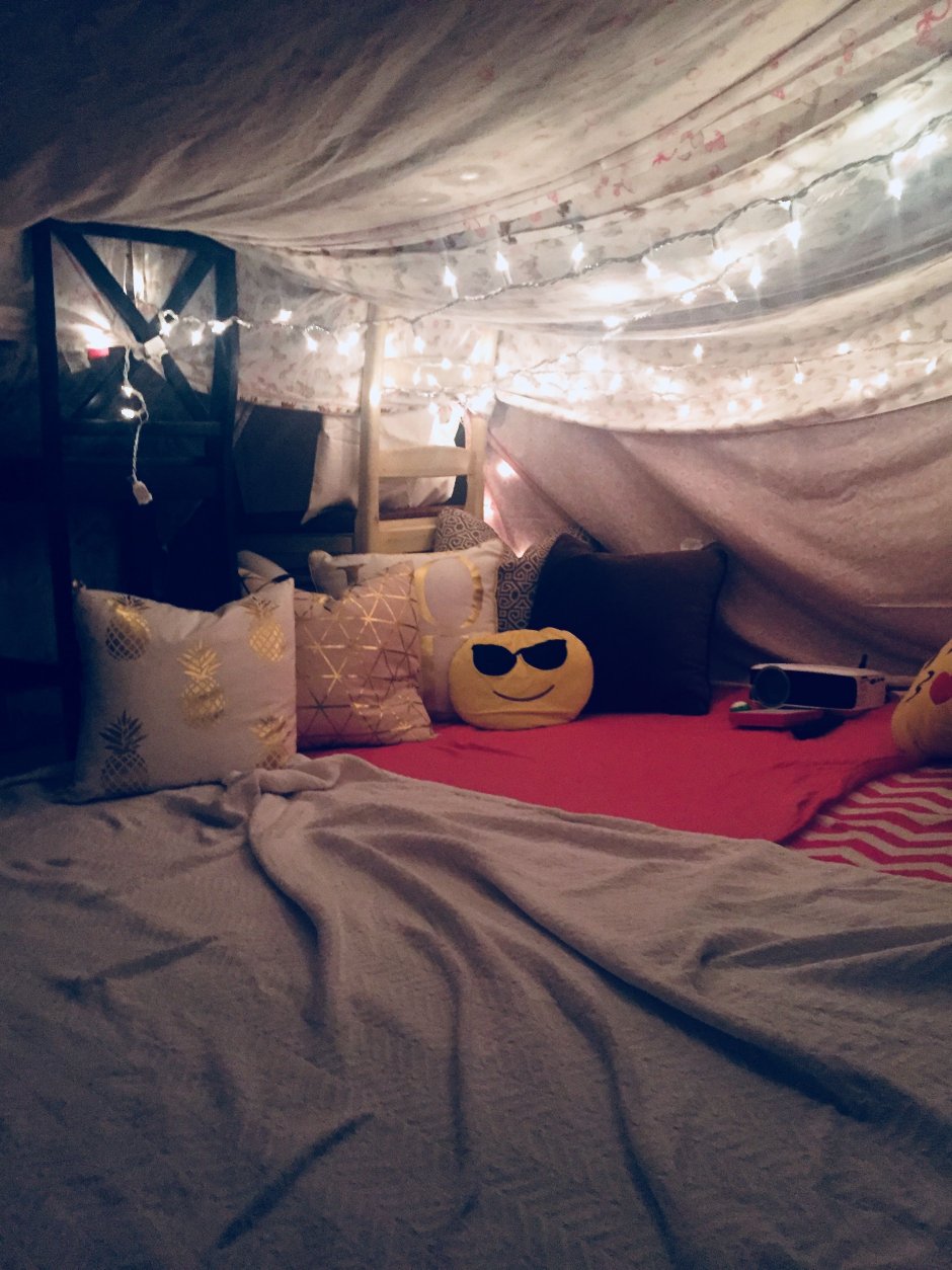 Детская спальня с вигвамом