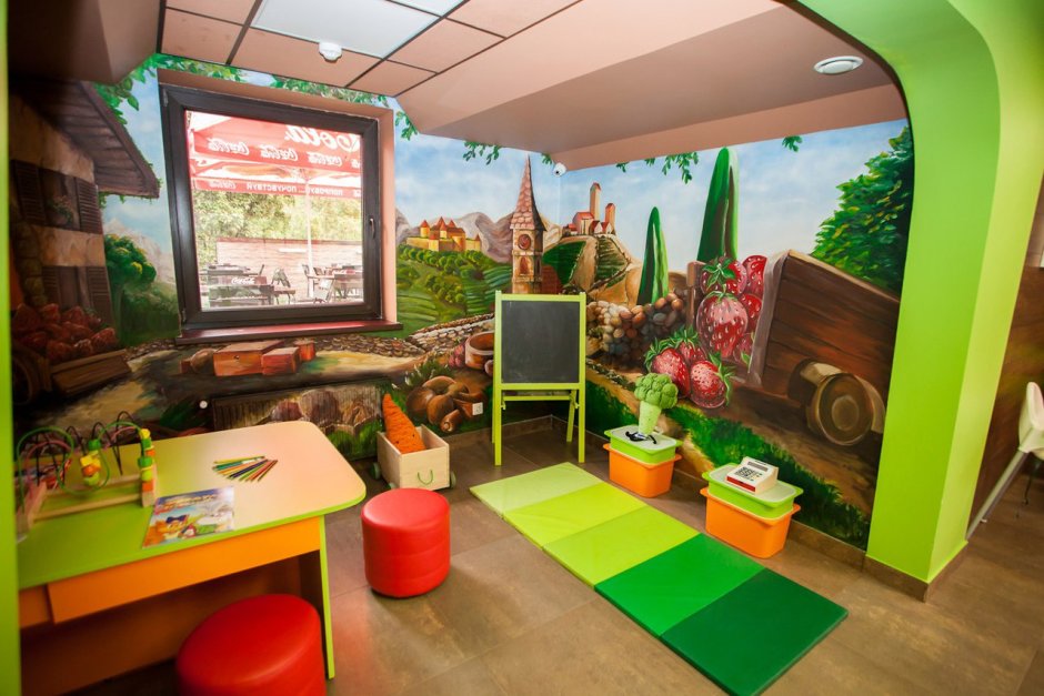 Необычные и интересные игровые комнаты для детей