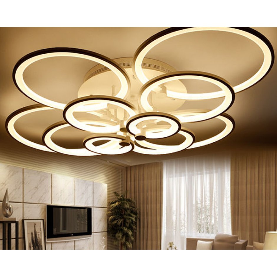 Люстра led Ceiling Lamp 6 кольца