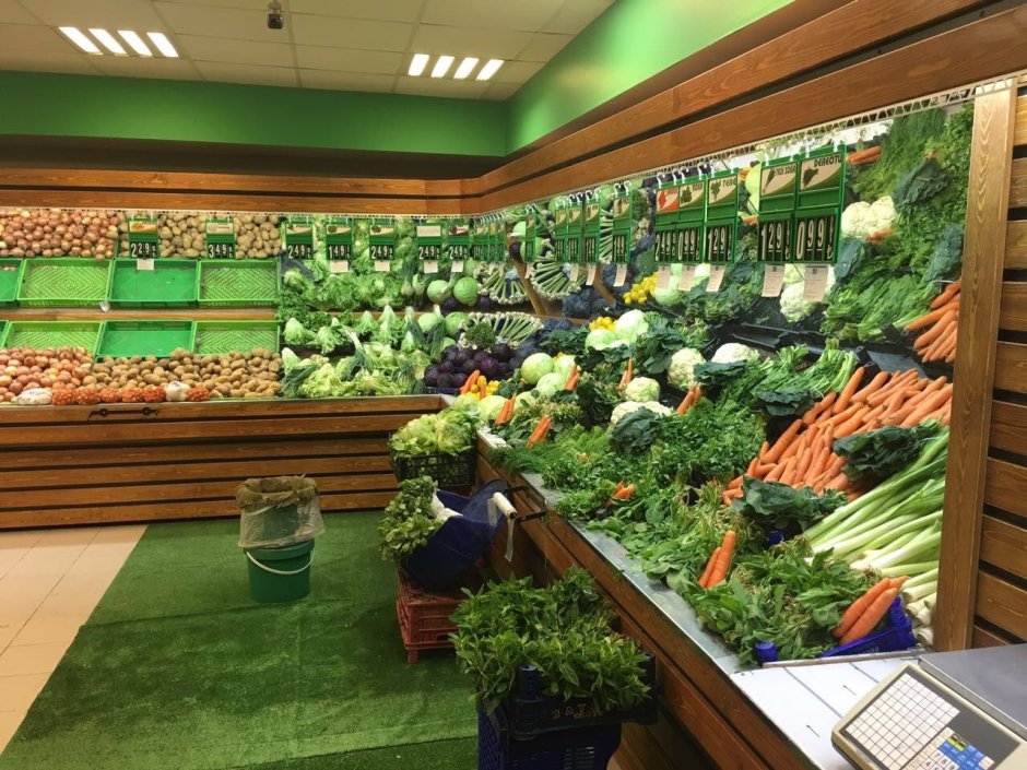 Проект магазина овощей и фруктов