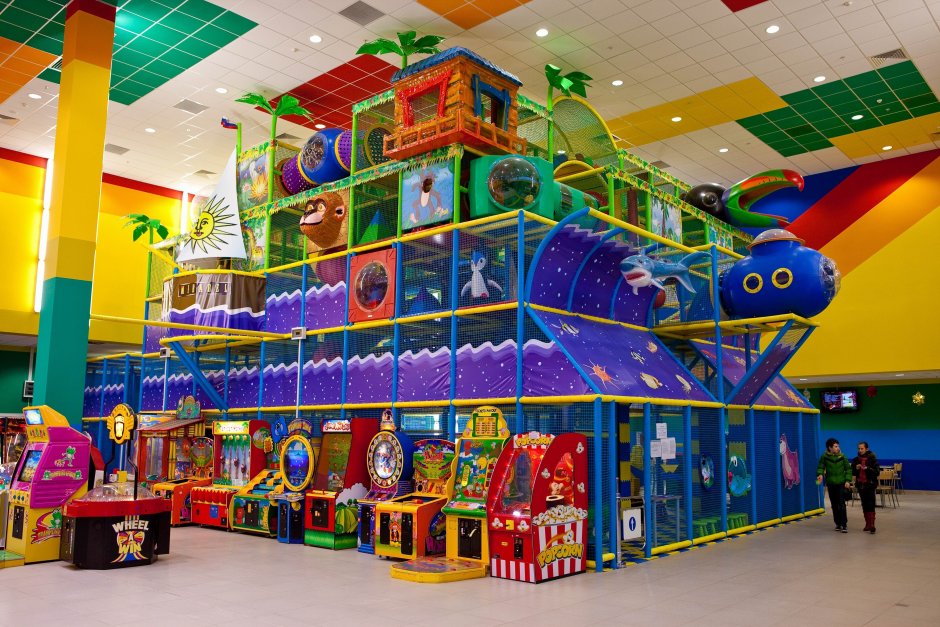 Детская развлекательная комната в торговом центре (68 фото)