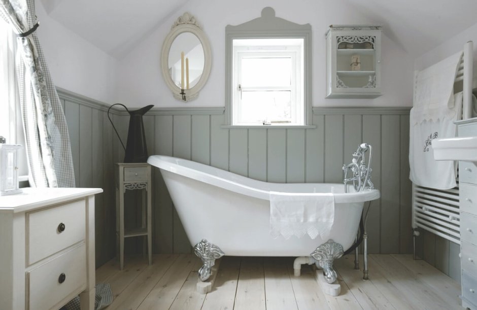 Вагонка в ванной