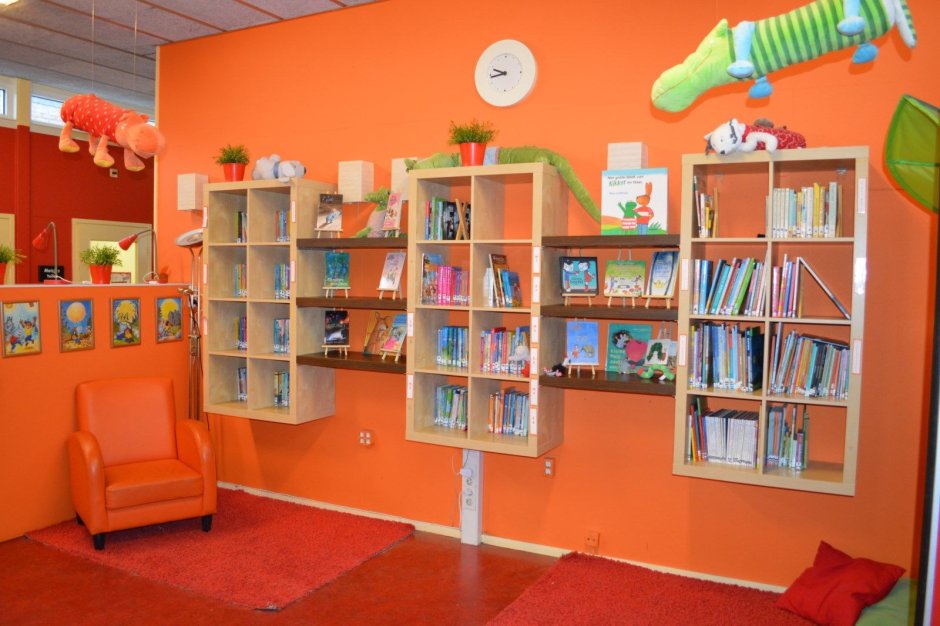 Декоративное оформление детской библиотеки