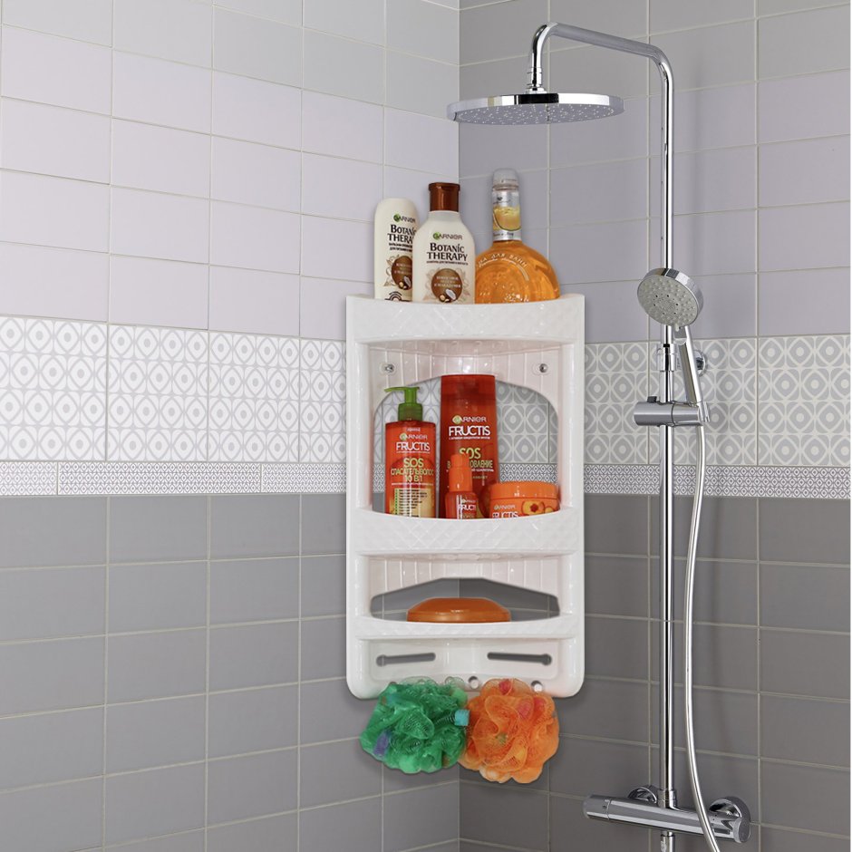 Угловая полка для ванной Multi Corner Shelf