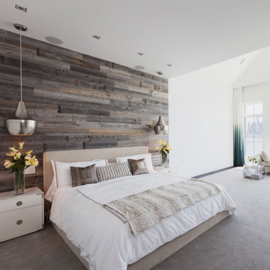 Rustic Wood Decor спальня