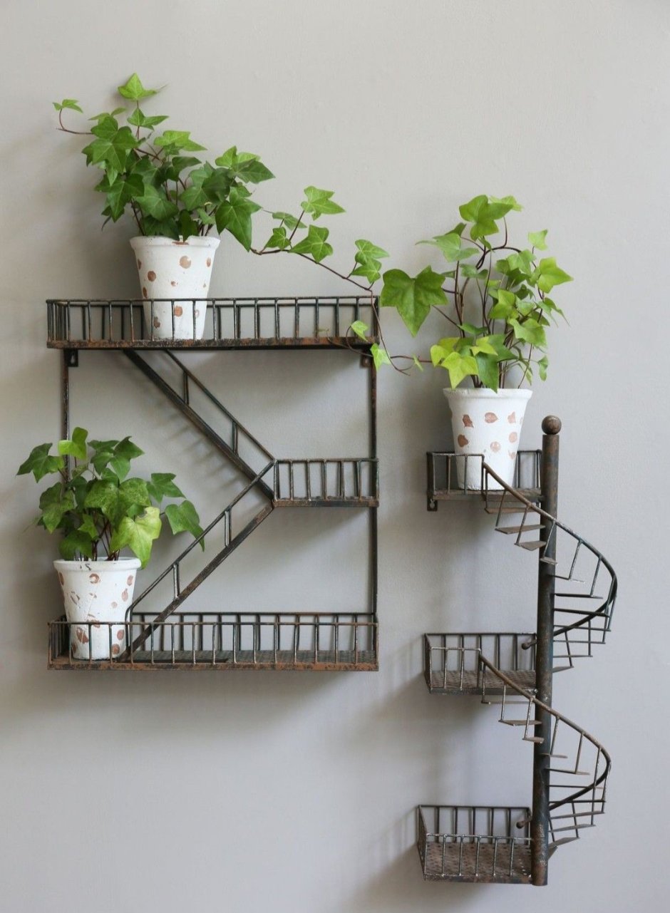 Настенные полки для цветов